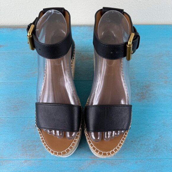 See by Chloe Glyn Espadrille Platform Sandal Women's Size 6 - Picture 3 of 11